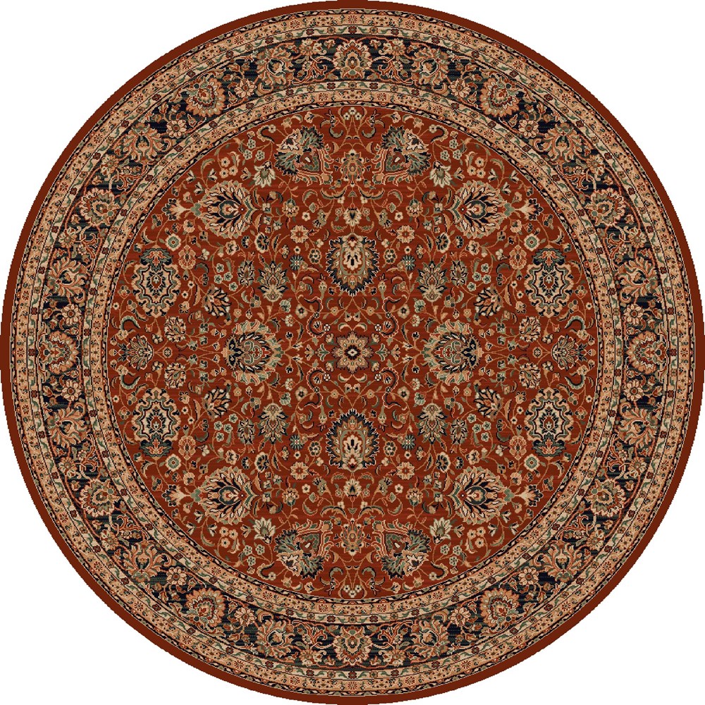 Kashqai Traditional Persian Circle Rugs 4362 300 in Red